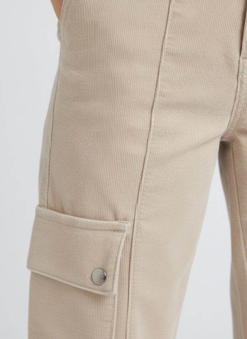 Cloud Fashion Beige Cargo Fit - Image 5